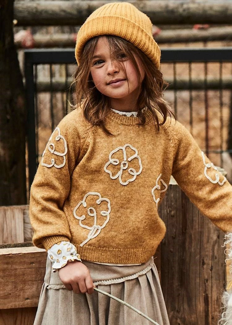 MAYORAL ÇİÇEKLİ  KAZAK 4308